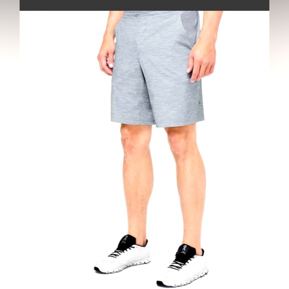Lululemon mens Pace Breaker Short 9 Heather Allover Sea Salt, Small